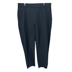 Ministry of Supply Pants Womens 16 Black Primeflex Tapered Drawstring Pull On